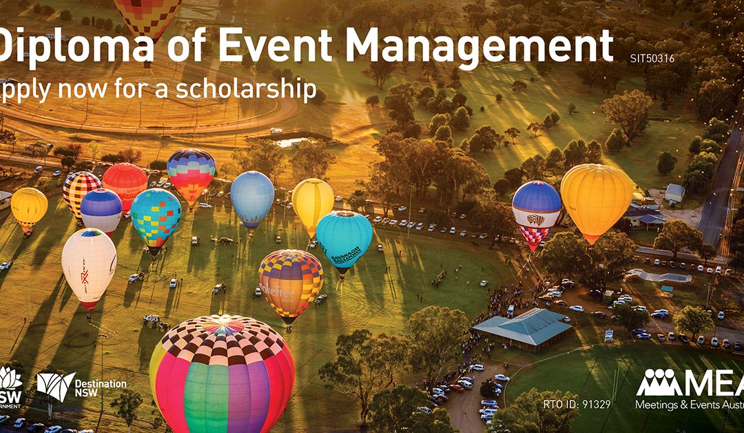 Apply now: Regional Event Management Scholarships